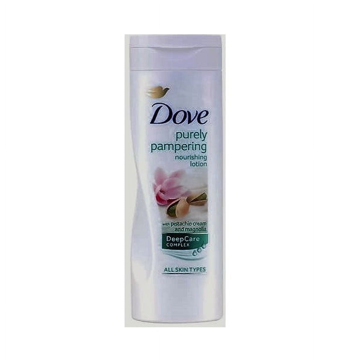 dove pampering body lotion pistachio cream and magnolia