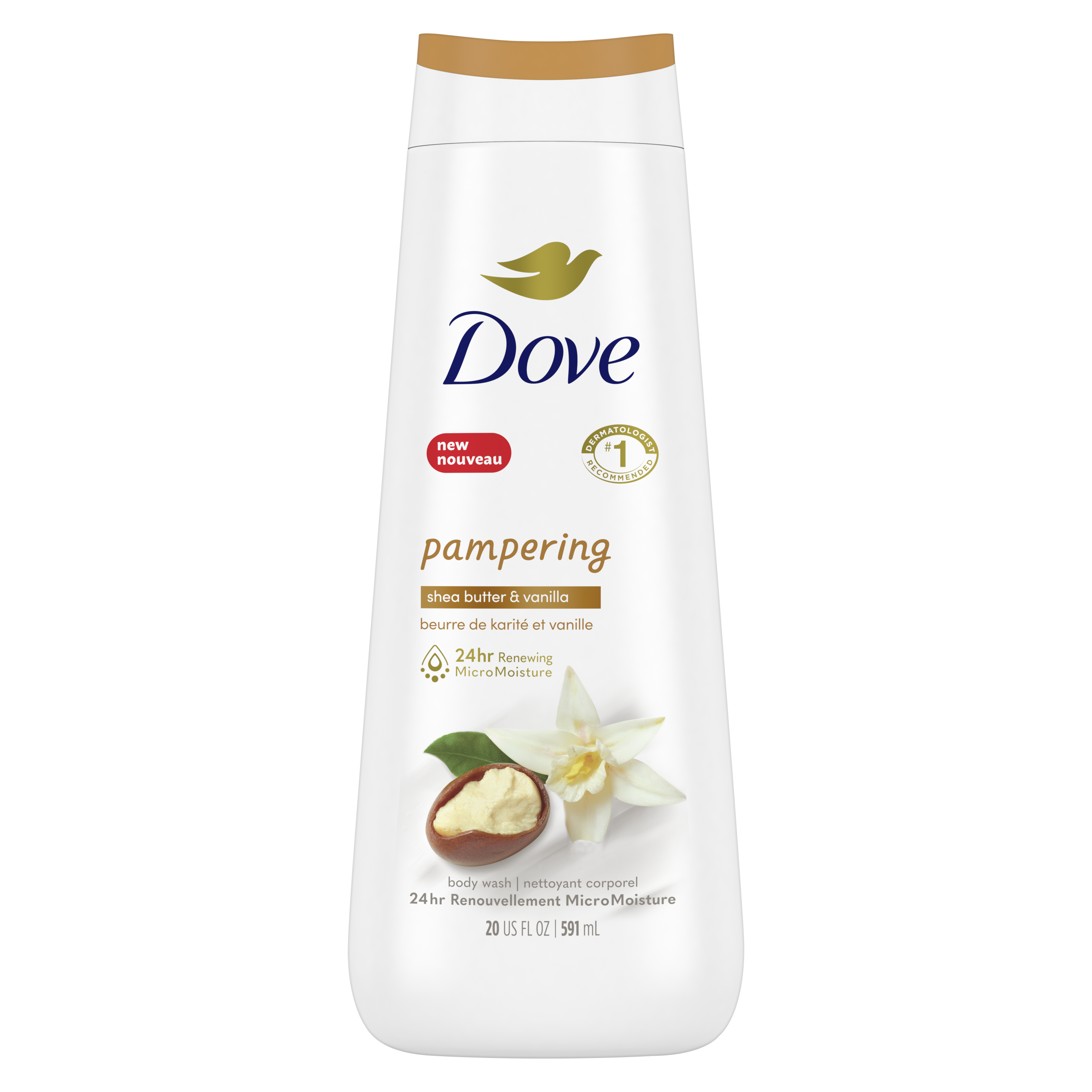 dove pampering body wash