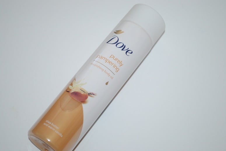 dove purely pampering nourishing body oil