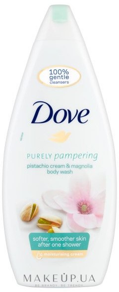 dove purely pampering pistachio cream and magnolia