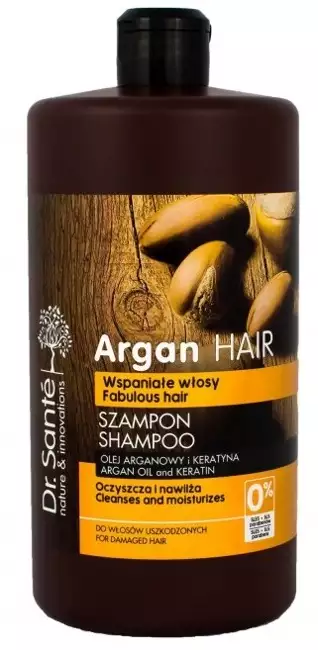 dr sante argan hair szampon do włosów uszkodzonych