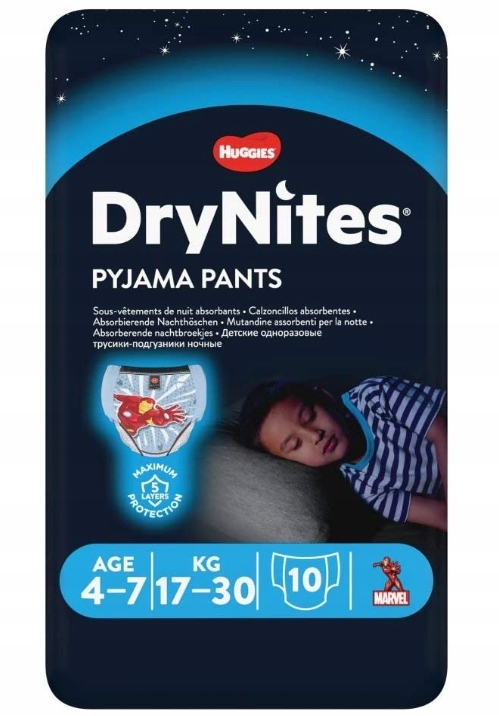 drynites pieluchy