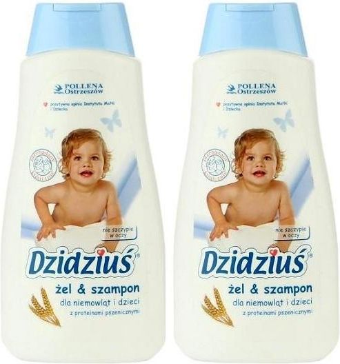 dzidziuś hipoalergiczny żel i szampon od urodzenia 500ml