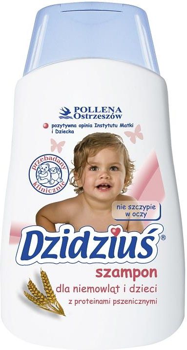 dzidziuś szampon dla niemowląt i dzieci z proteinami pszenicznymi 300ml