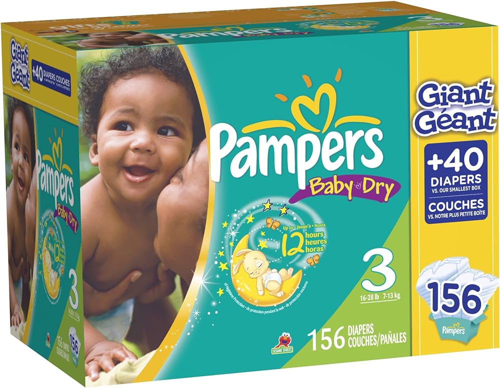 pampers new baby giant pack