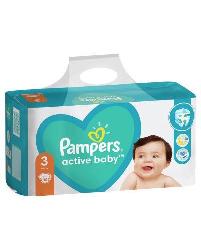 pampers active baby pieluchy 3 midi 42szt pieluszki