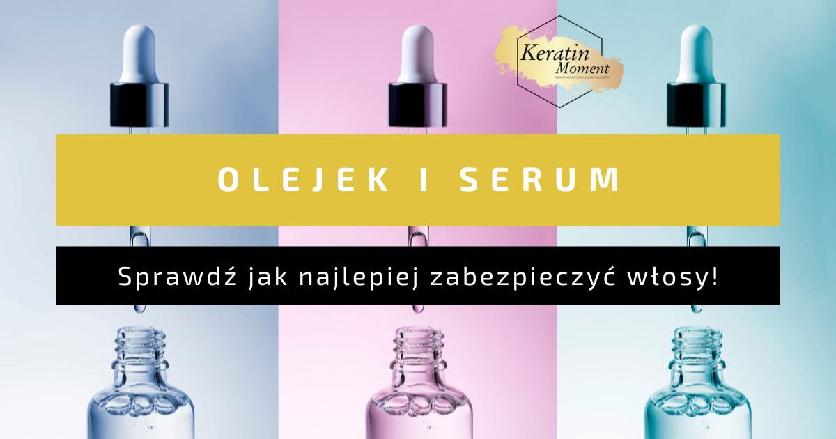 olejek do włosów i serum razem