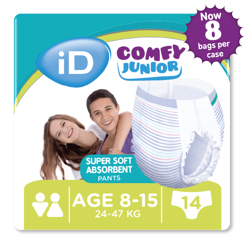 Pieluchy-majtki iD Comfy Junior 24-47kg 56szt (4x14)