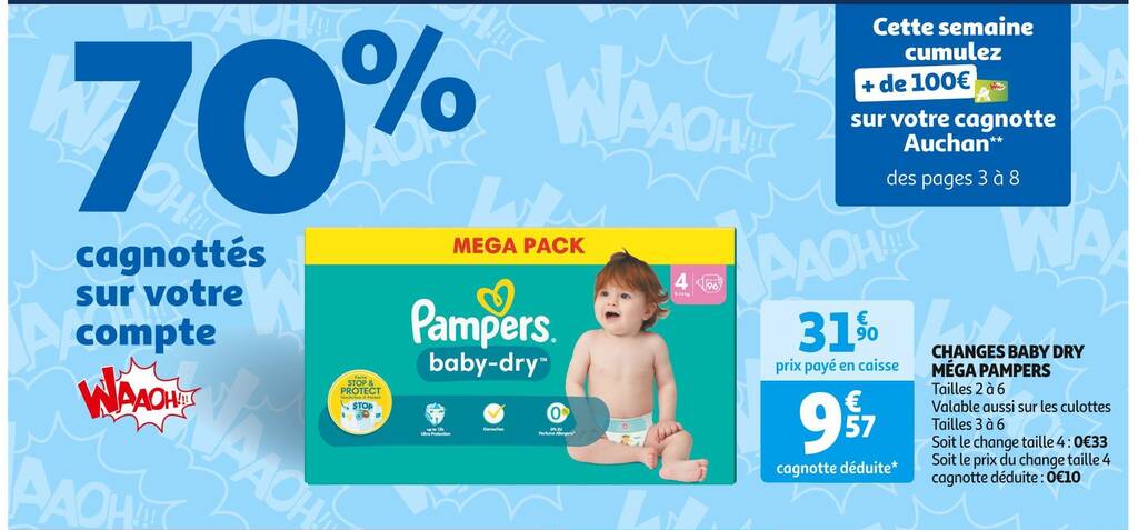 promo pampers auchan