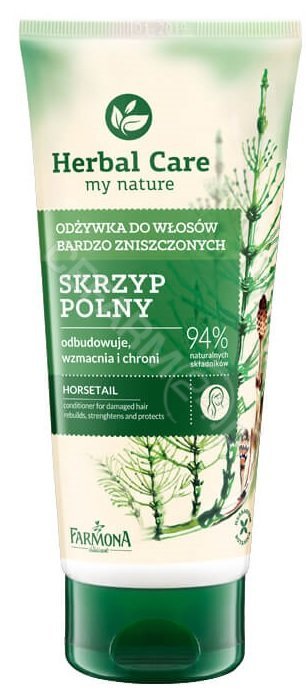 farmona herbal care szampon skrzyp polny do włosów zniszczonych