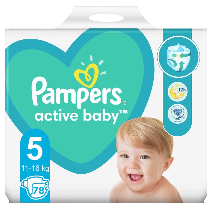 pampers bady active 5