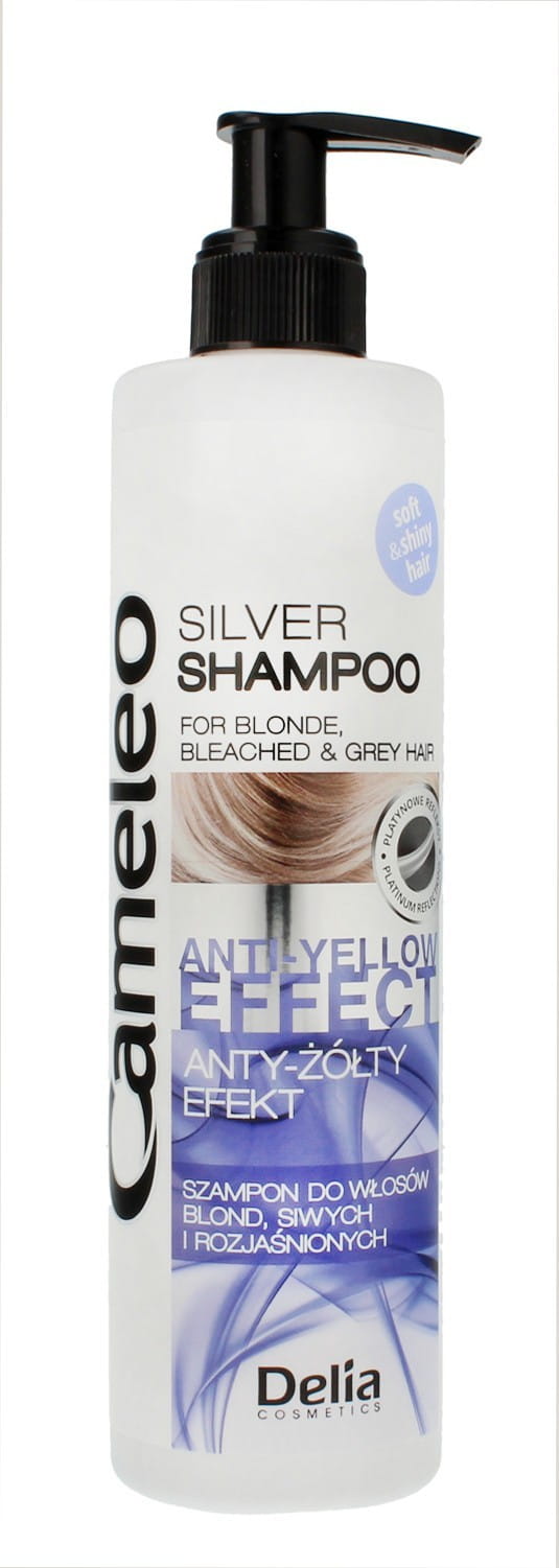 delia cosmetics cameleo silver szampon do włosów blond i siwych