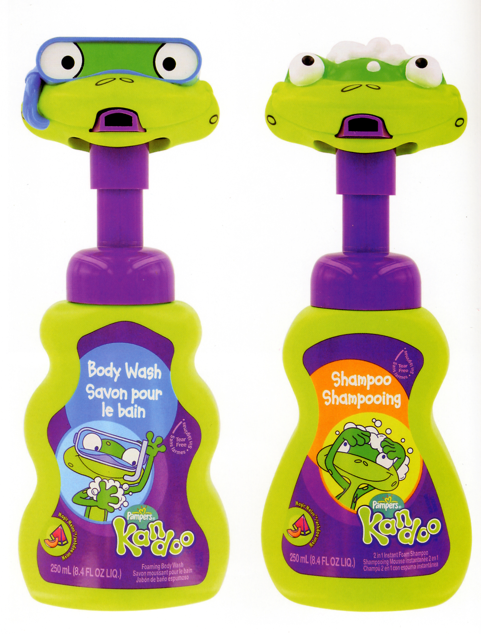 pampers kandoo frog