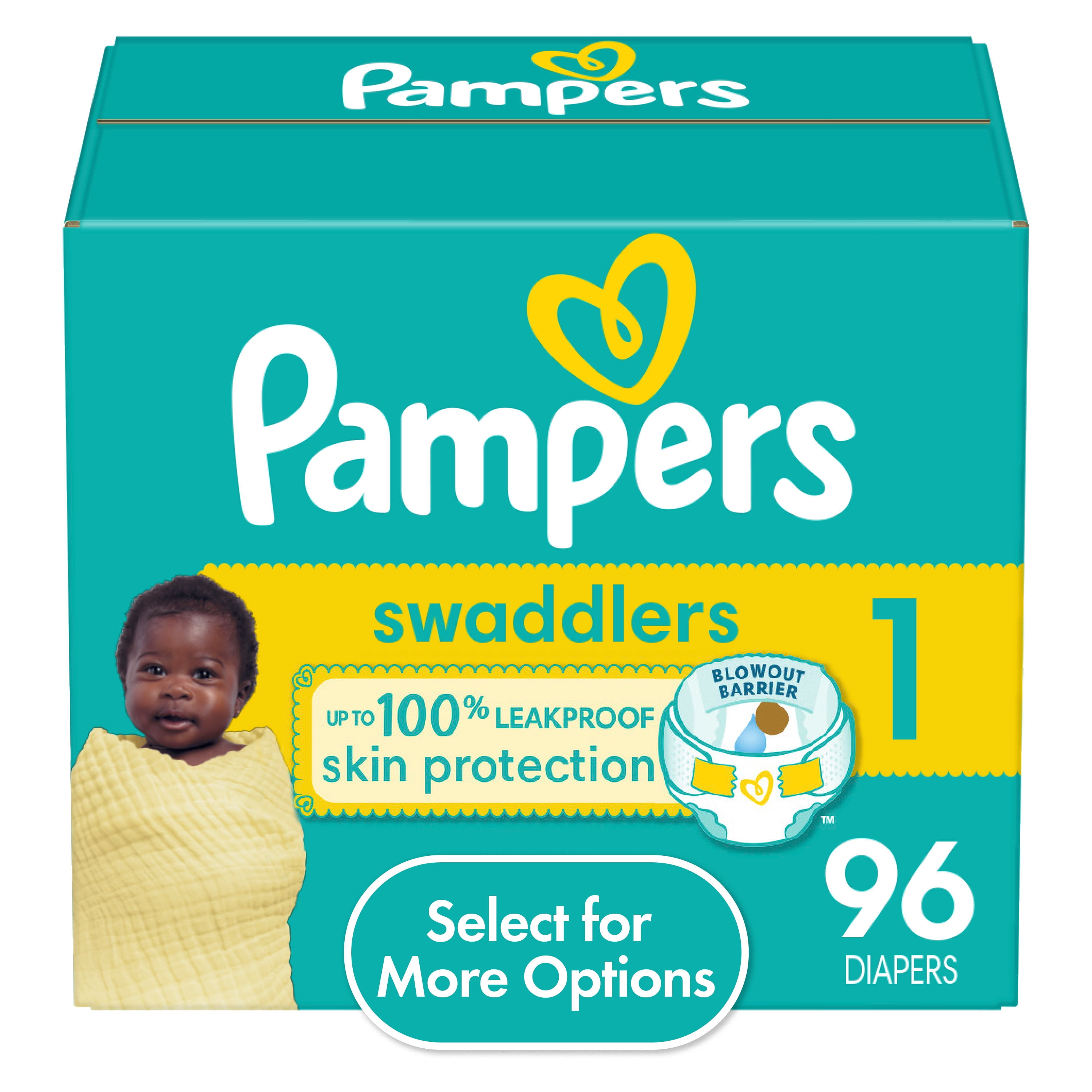 pampers 96 pack size 1