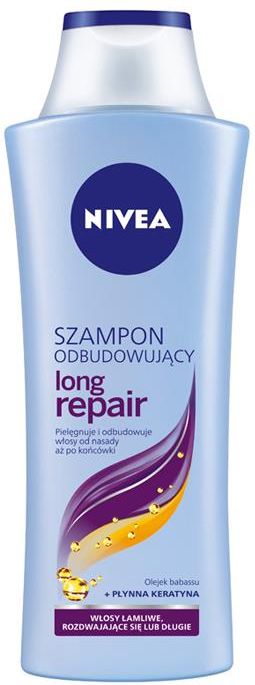 nivea szampon do włosów long care & repair