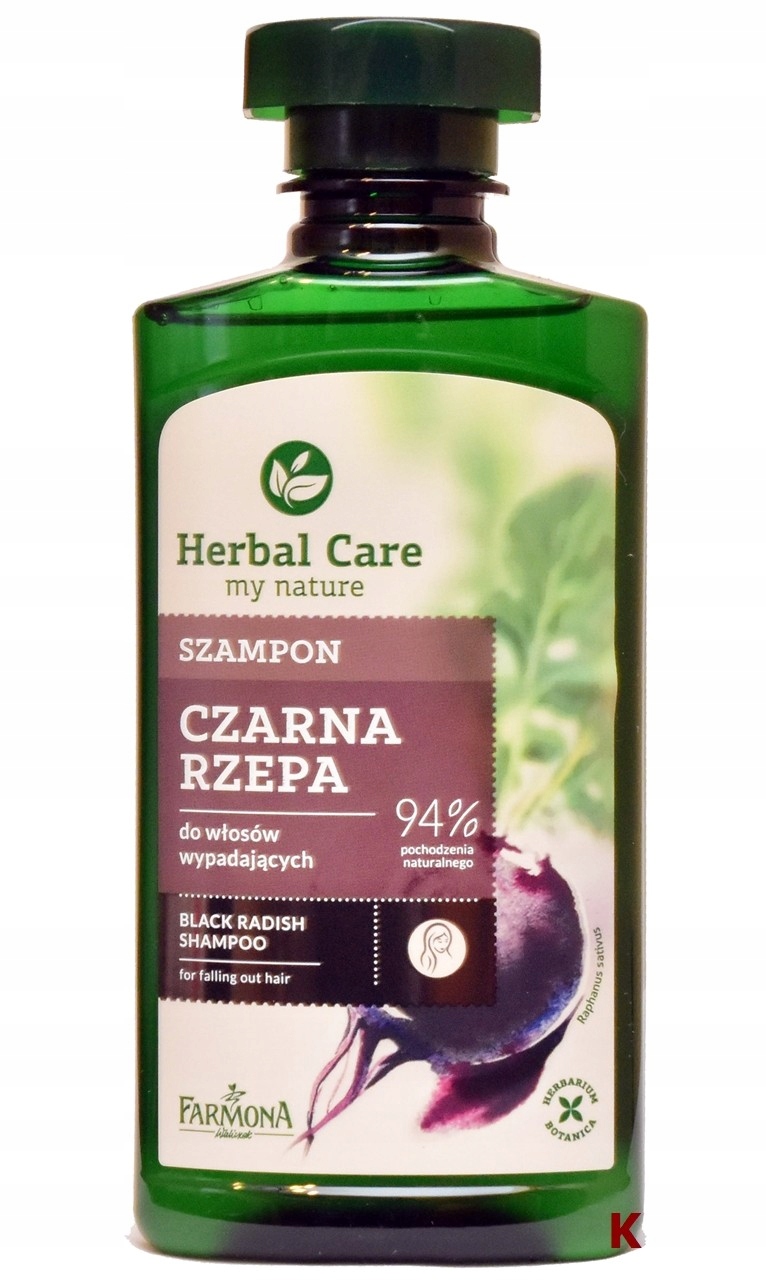 herbal care szampon czarna rzepa składniki