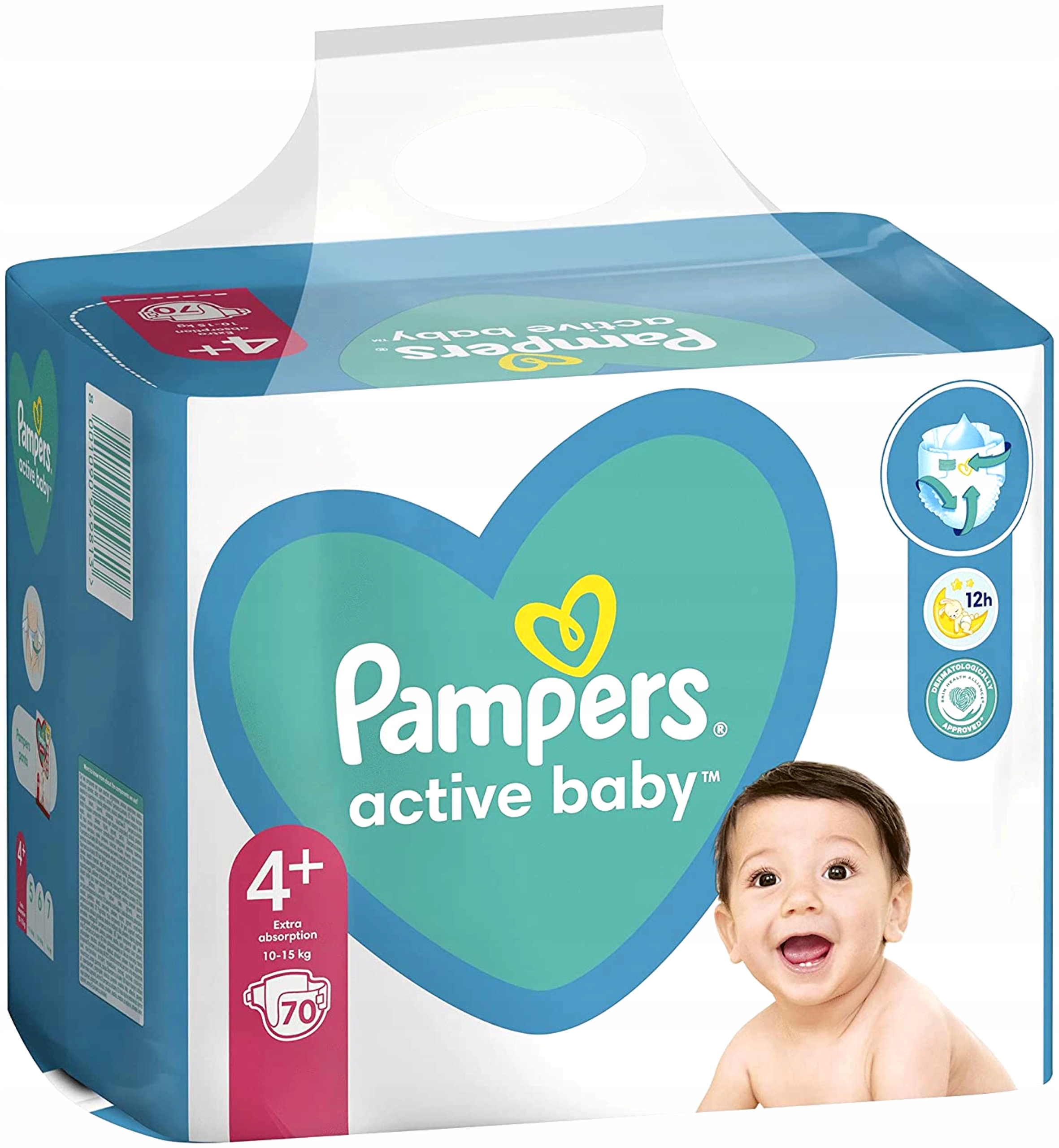 pampers 4+ po 70 szt