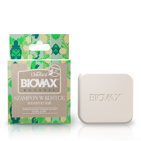 szampon w kostce biovax w aluminium