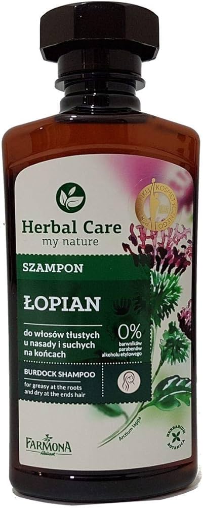 farmona herbal szampon do włosów tłustych łopian