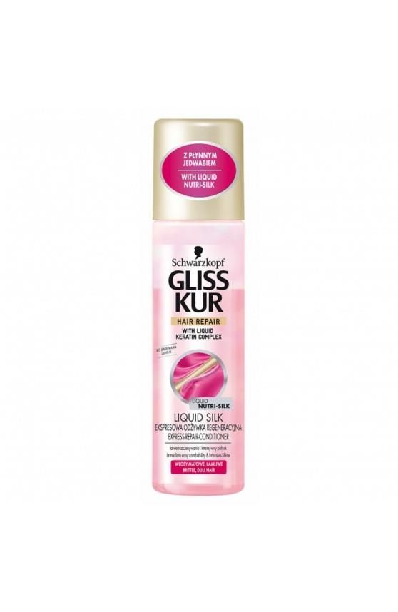 gliss kur liquid silk ekspresowa odżywka regenerująca do włosów