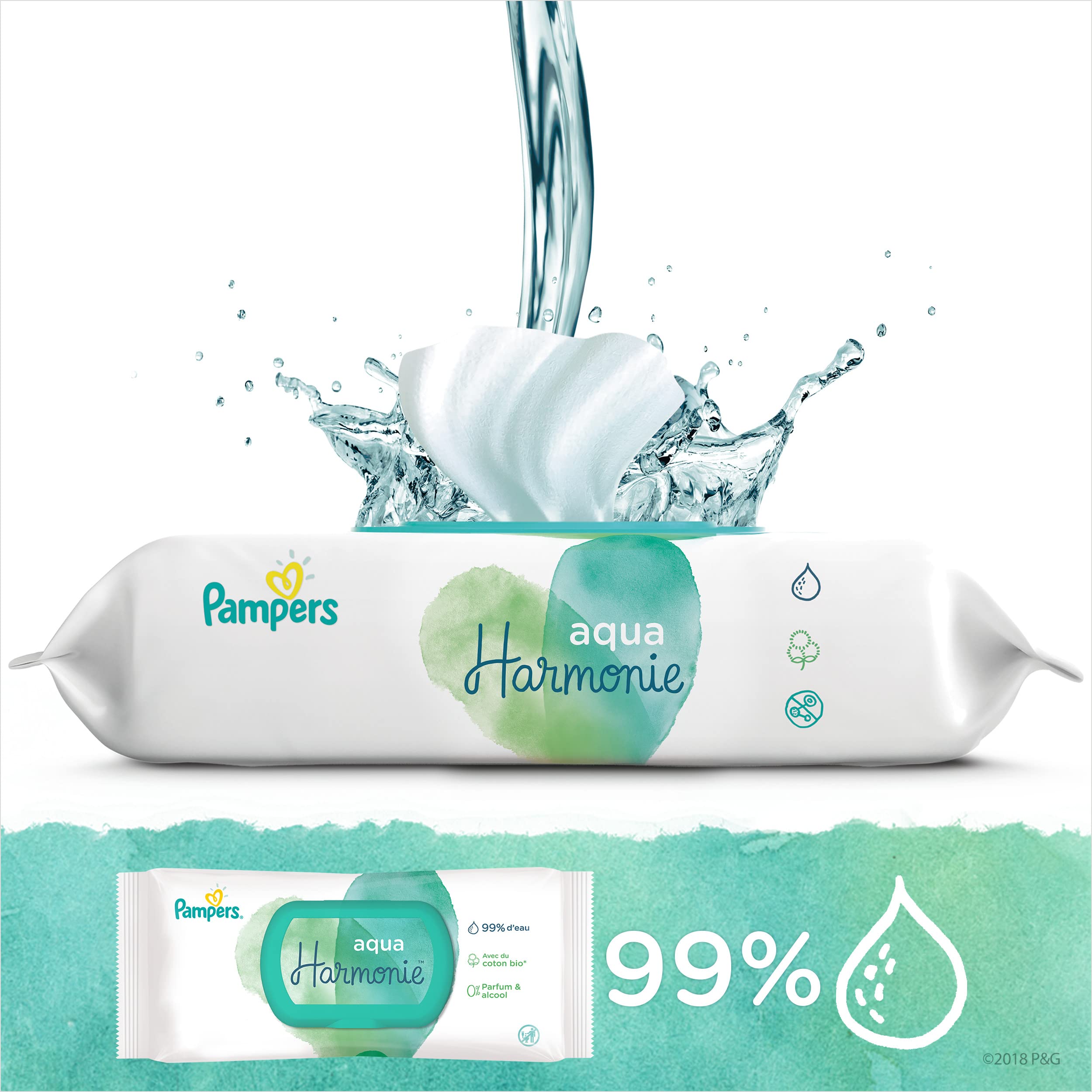 chusteczki nawilżane pampers aqua pure