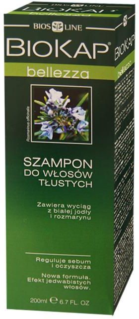 biokap bellezza szampon do włosów tłustych 200ml