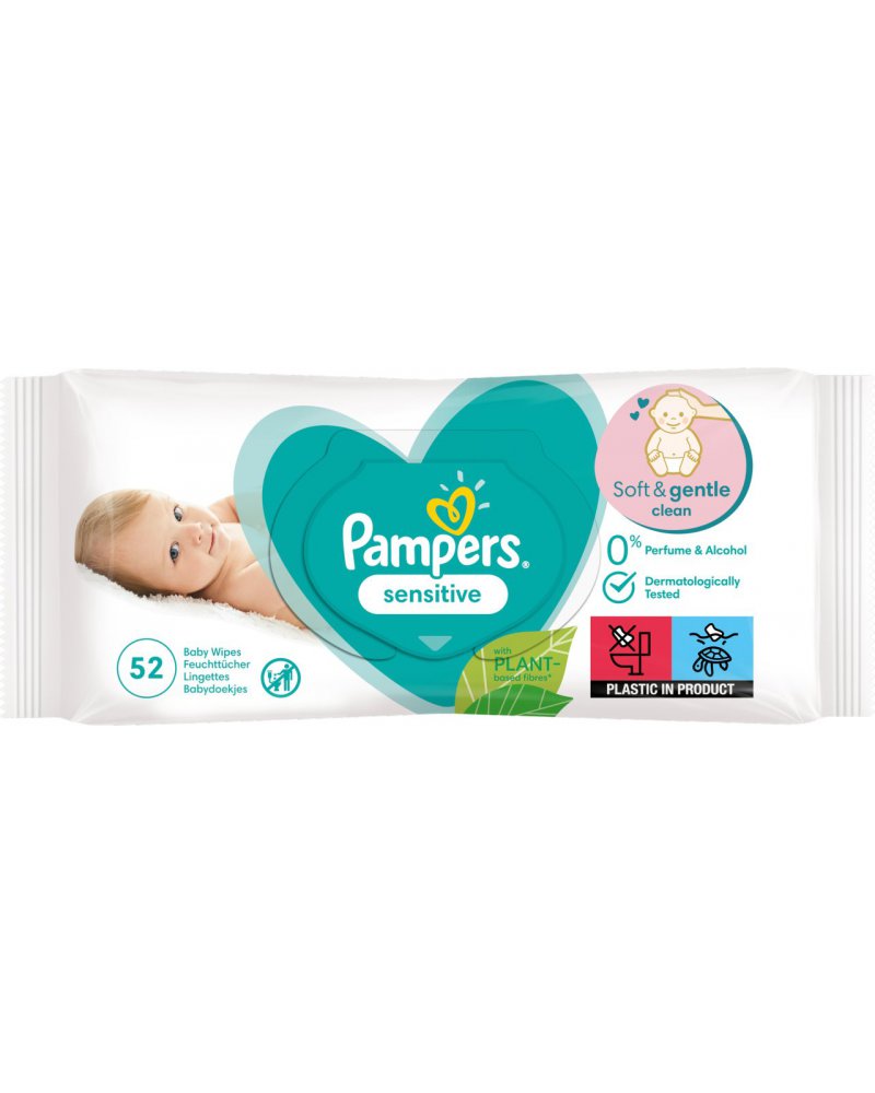 czteropak chusteczek pampers