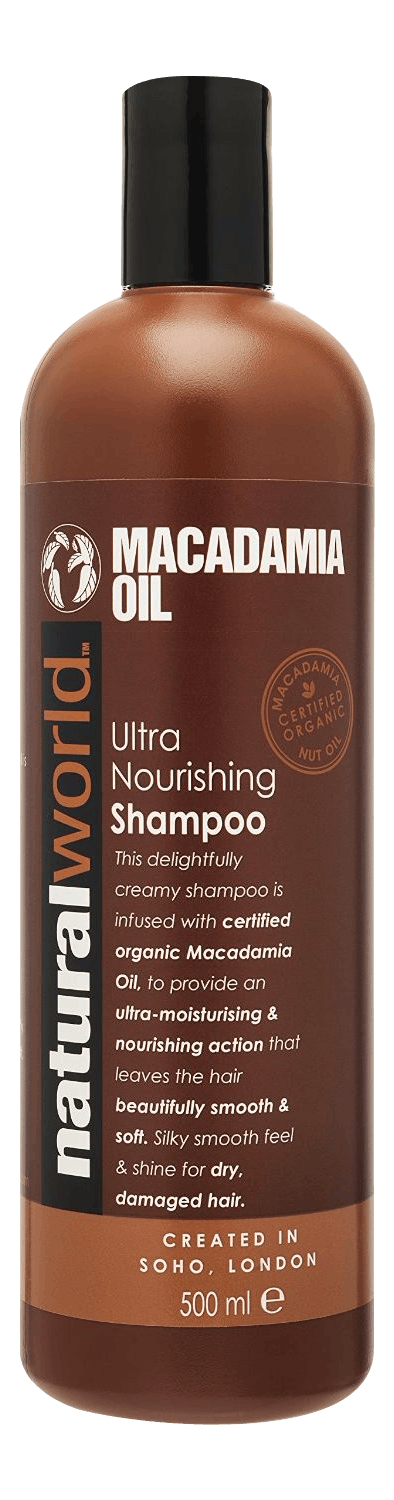 natural world macadamia oil ultra nourishing odżywczy szampon do włosów