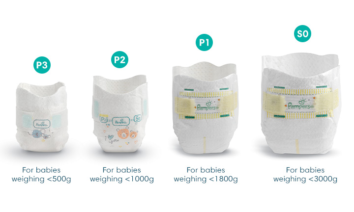 pampers preemie protection p2