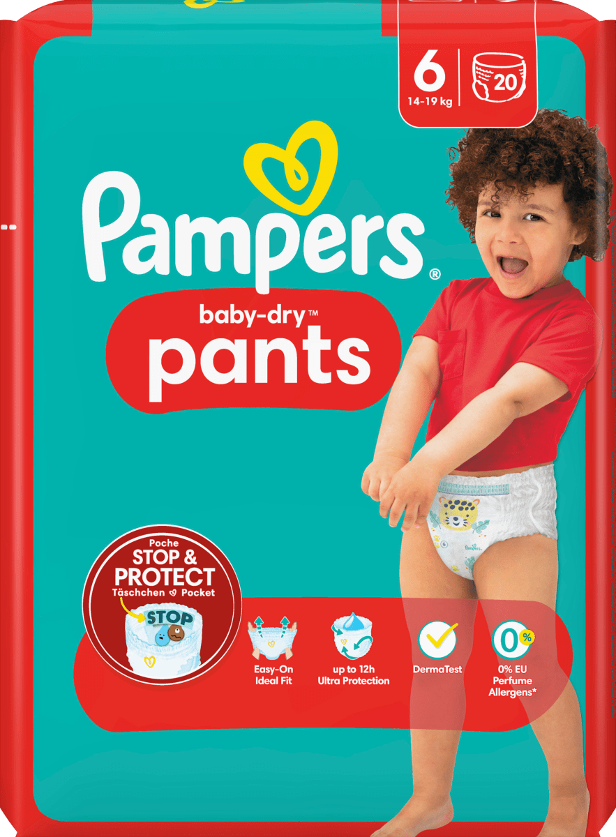 pampers 6 pants tabelle