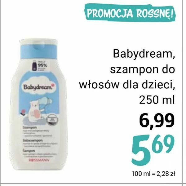 babydream szampon do włosów dla dzieci 250 ml