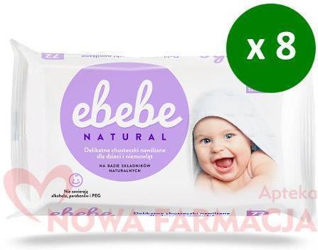 ebebe natural chusteczki nawilżane wodą sklad