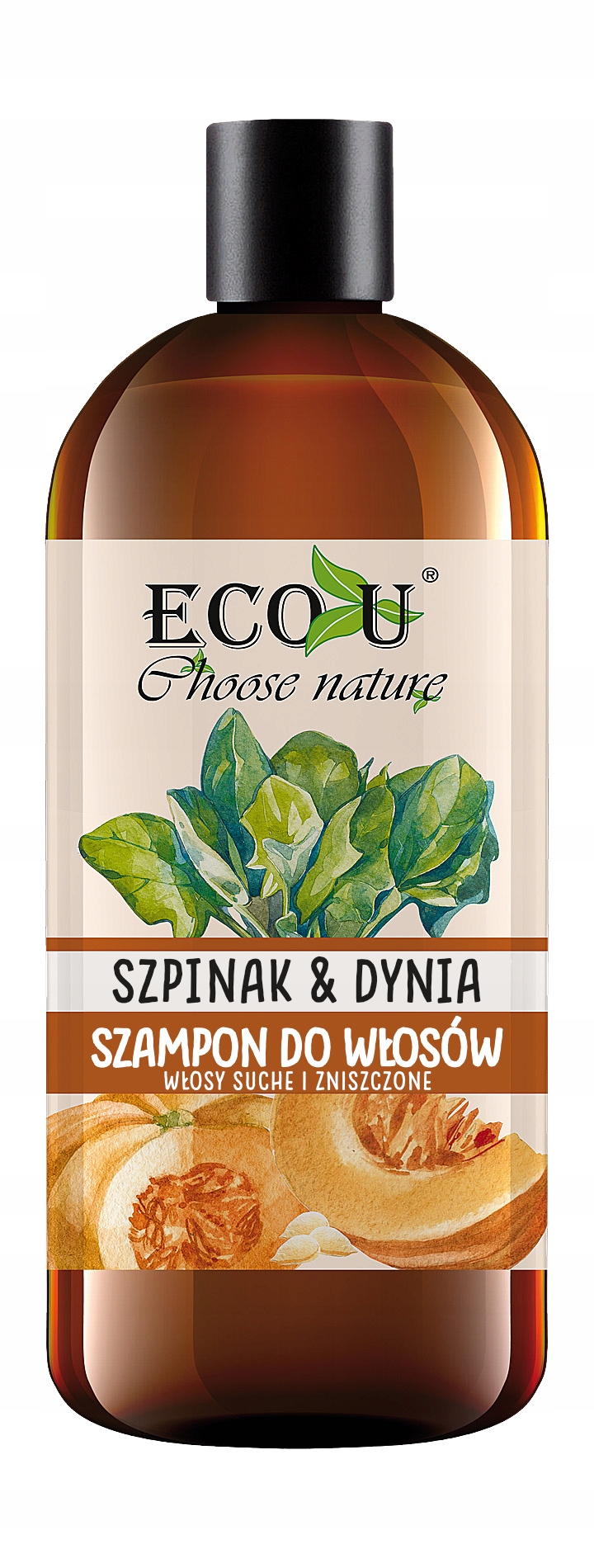 ecou szampon do włosów dynia & szpinak