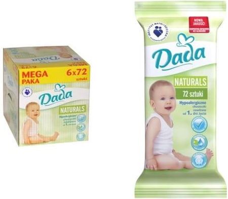 chusteczki nawilżane dada naturals opinie