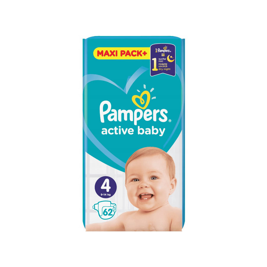 pampers active baby 2 cena 144 sztuk