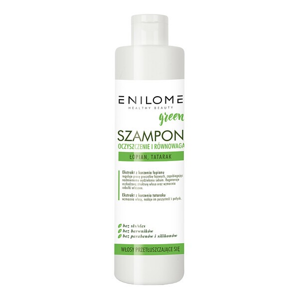 enilome healthy beauty green szampon oczyszczenie i równowaga cena