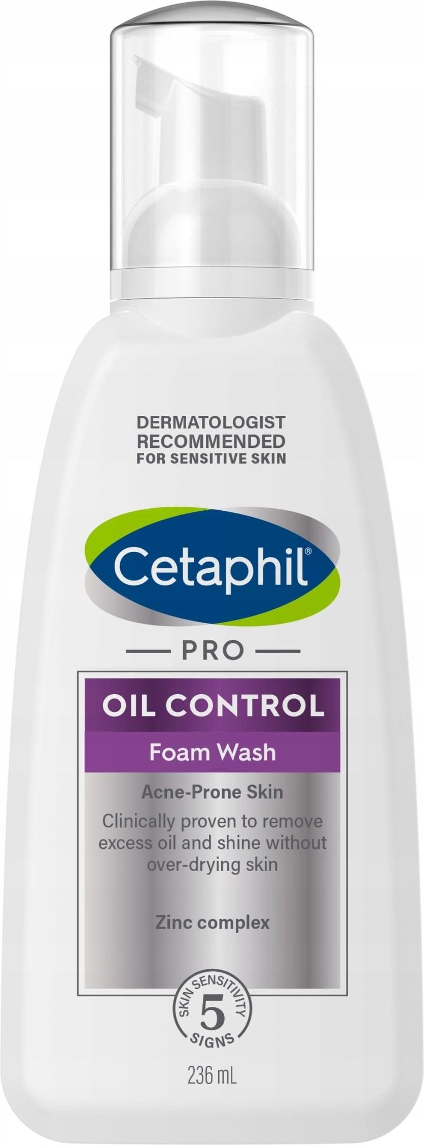 cetaphil pro oil control pianka do mycia twarzy skóra trądzikowa