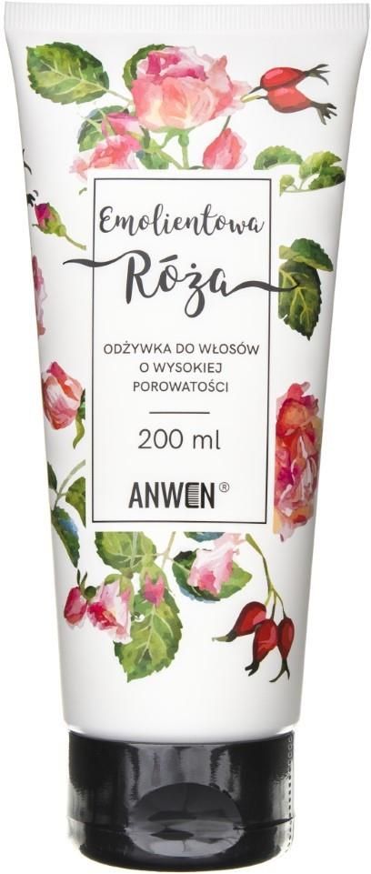 emolientowa róża odżywka do włosów o wysokiej porowatości 200ml