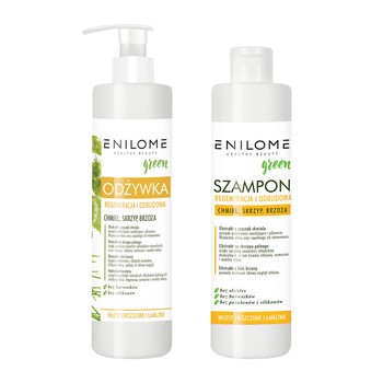 enilome healthy beauty green szampon oczyszczenie i równowaga 300 ml