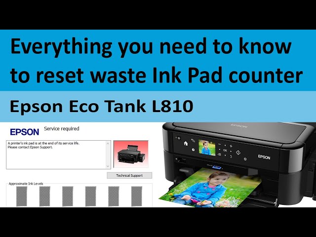 epson l810 pampers reset