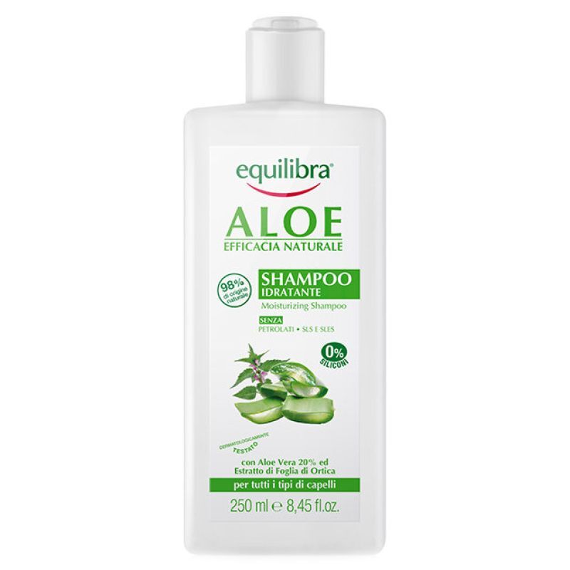 equilibra aloesowy szampon do włosów do codziennego stosowania 250 ml