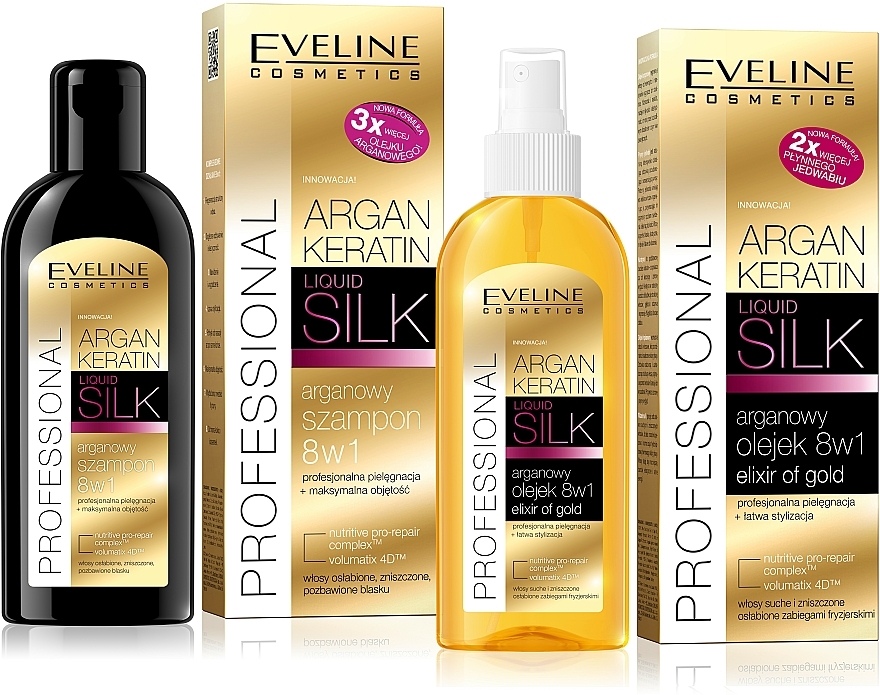 eveline argan keratin szampon