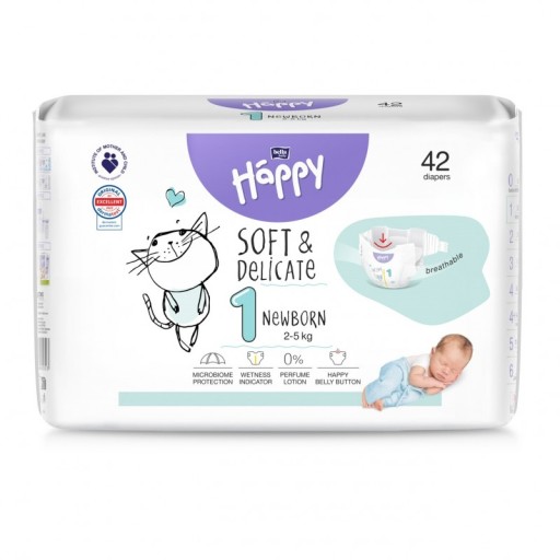 czy pampers new baby dry 1 mają wycięcie na pępek