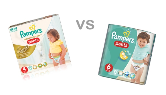 pampers pants czym się różnią