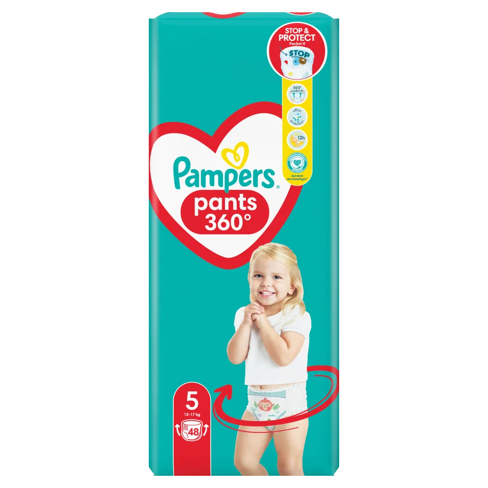 pampers 5 pants 48 sztuk