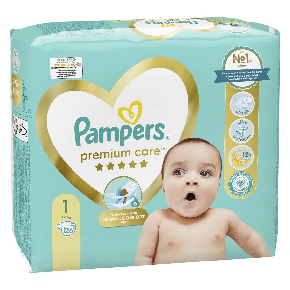 pampers premium care 2-5 kg cena