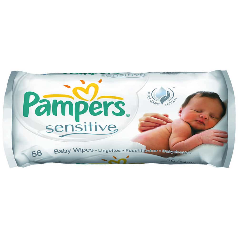 pampers sensitive 12x52