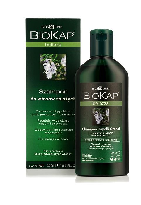 biokap szampon do włosów przetłuszczających super pharm