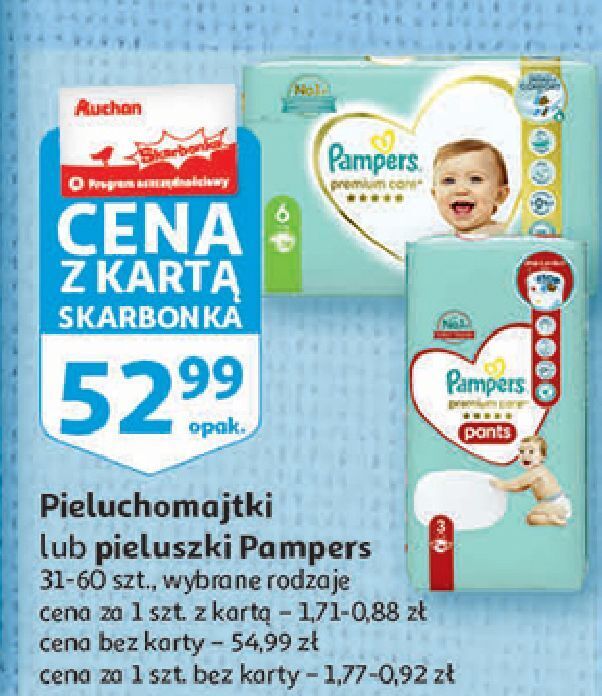 auchan pieluchy pampers