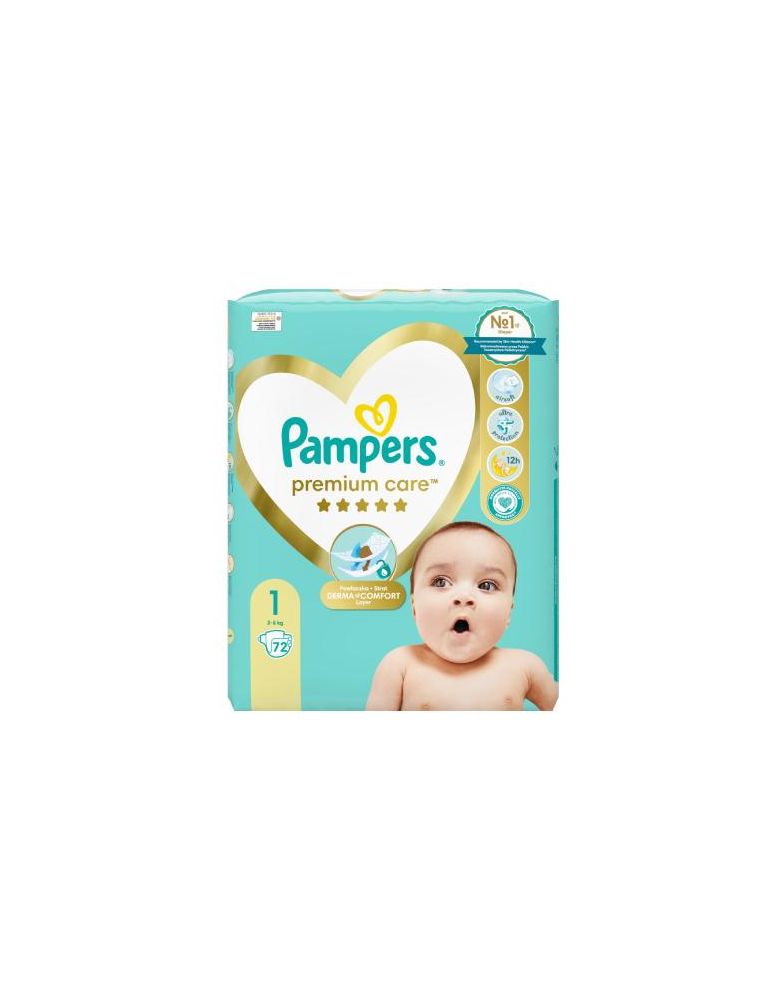 pampers pieluchy premium care 1 mini